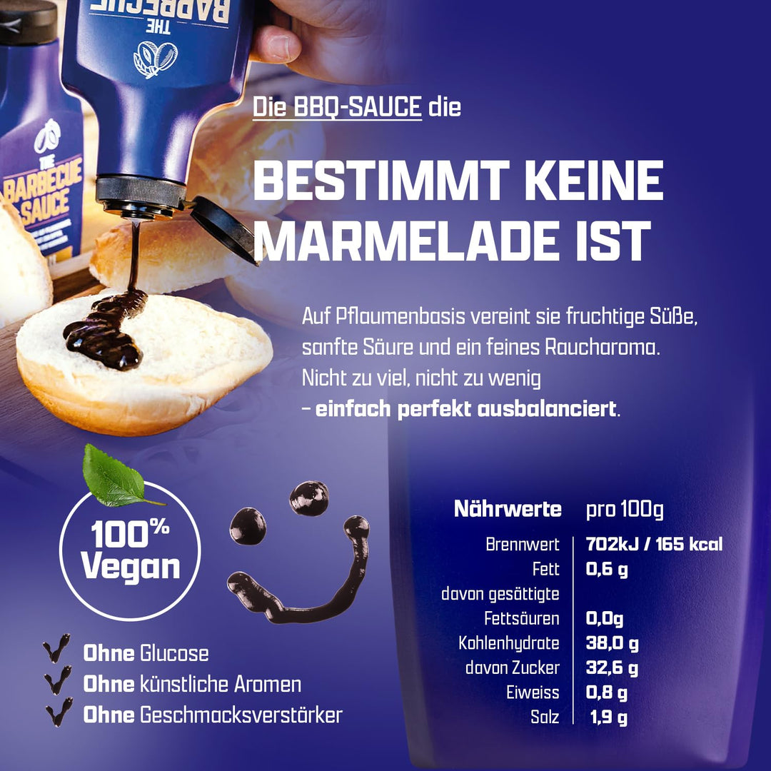 RAUCHIG SÜSS - Die Weltmeister BBQ Sauce - Mit Geld-Zurück-Garantie