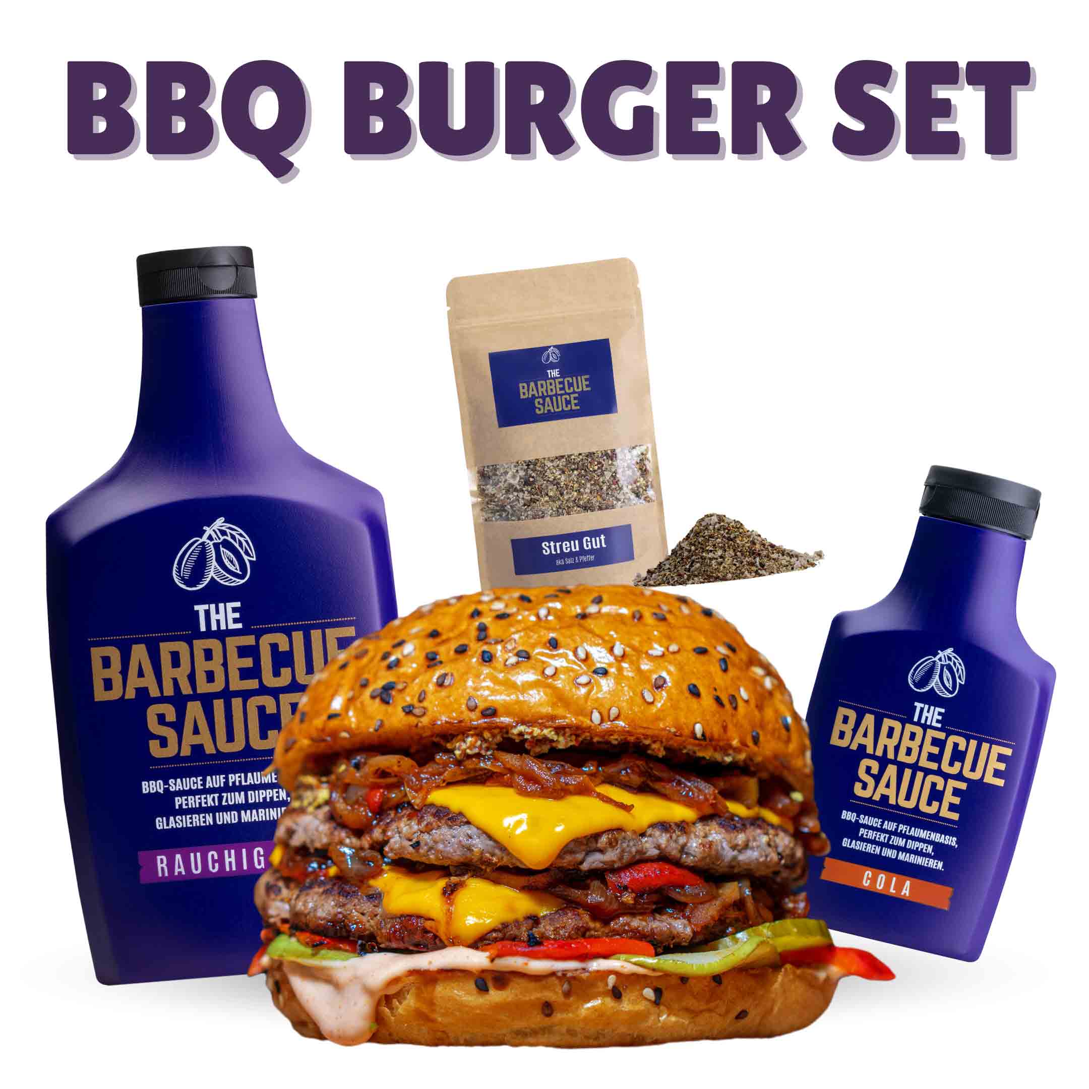 Grill & BBQ Saucen Set "BBQ BURGER"