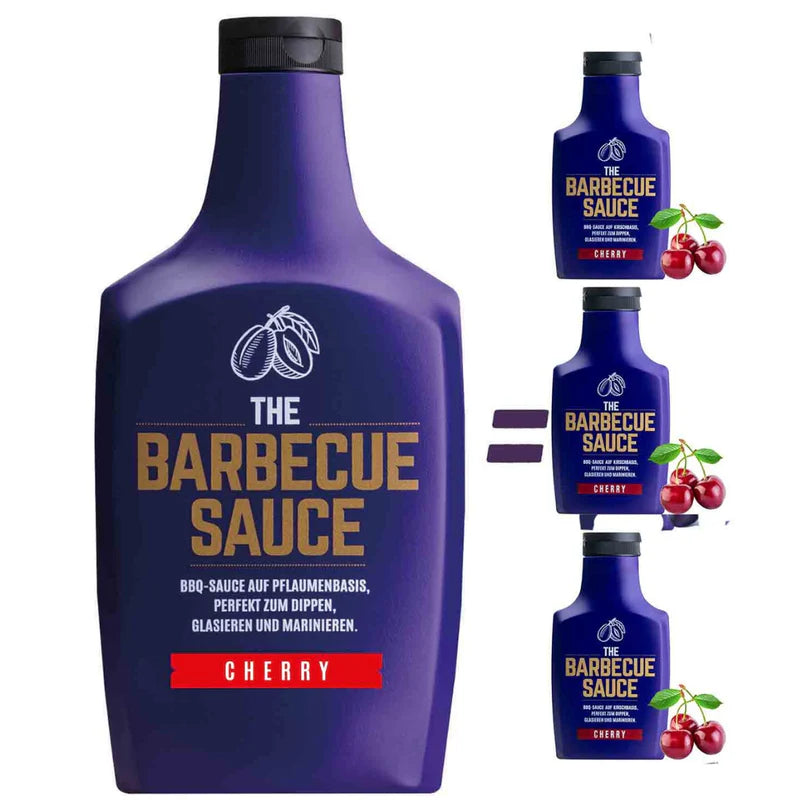 Cherry BBQ Sauce für Rippchen und Moinkballs – Perfekt für saftige Rippchen und würzige Hackbällchen vom Grill mit einer feinen Kirsch-Süße.