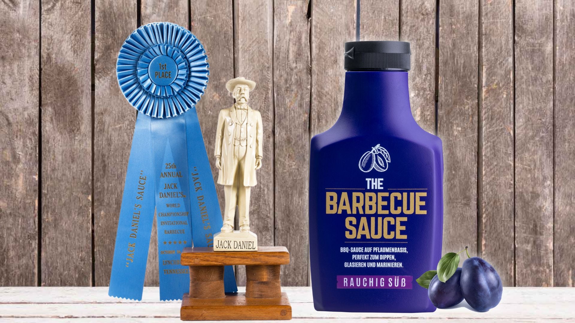 UNsere Rauchig Süß auf Pflaumenbasis belegte den ersten Platz und ist die ofizuelle Weltmeister BBQ & Grillsauce.