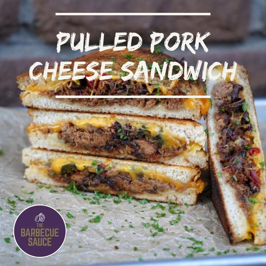 Pulled Pork Grilled Cheese Sandwich