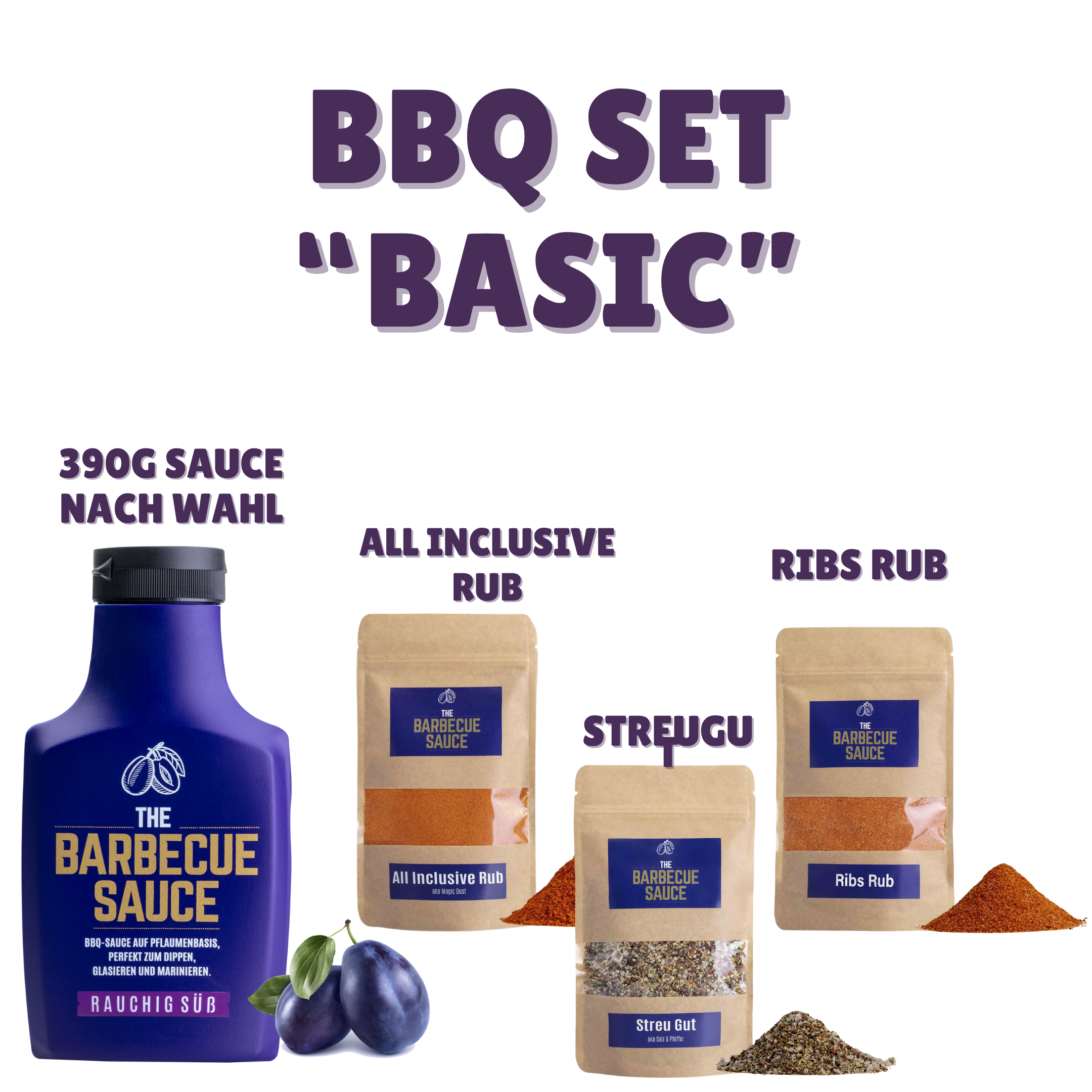 BBQ & Grillsaucen-Set "BASIC"