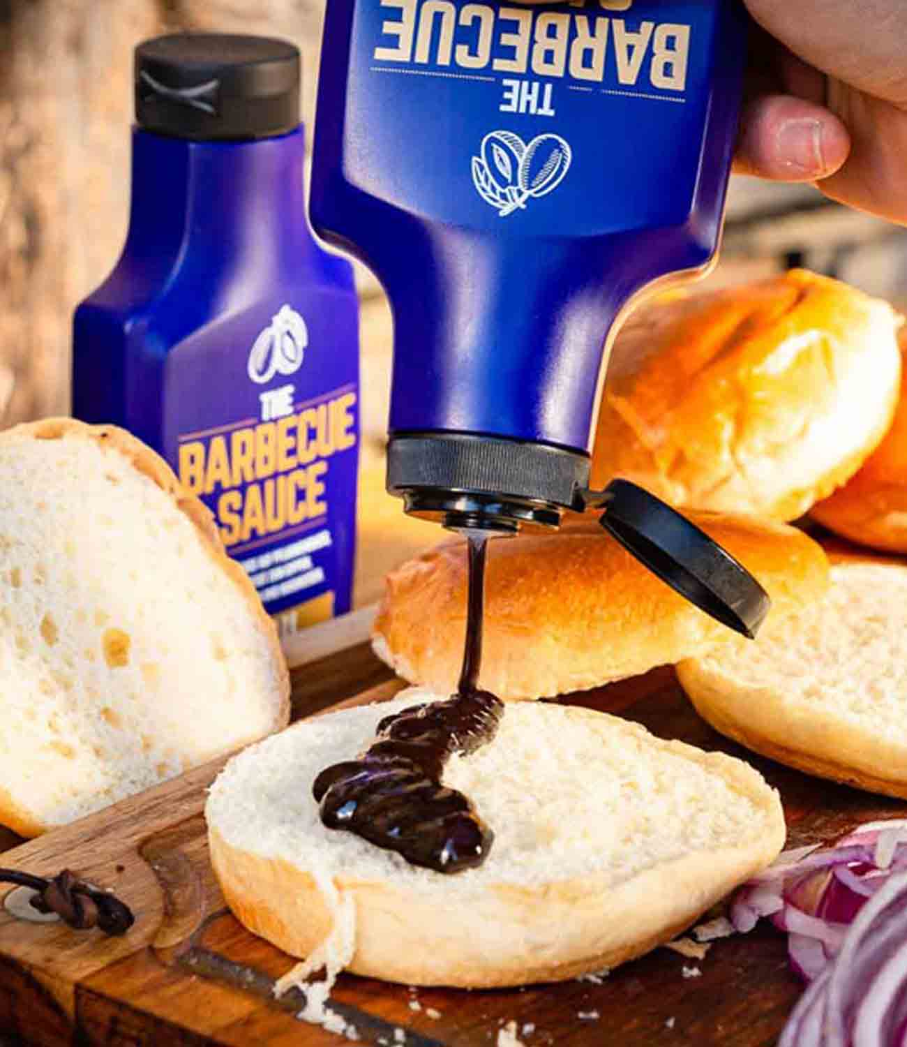 BBQ Sauce auf Pflaumenbasis. World Champion Grillsauce, USA. BBQ Sauce auf Pflaumenbasis. World Champion Grillsauce, USA.